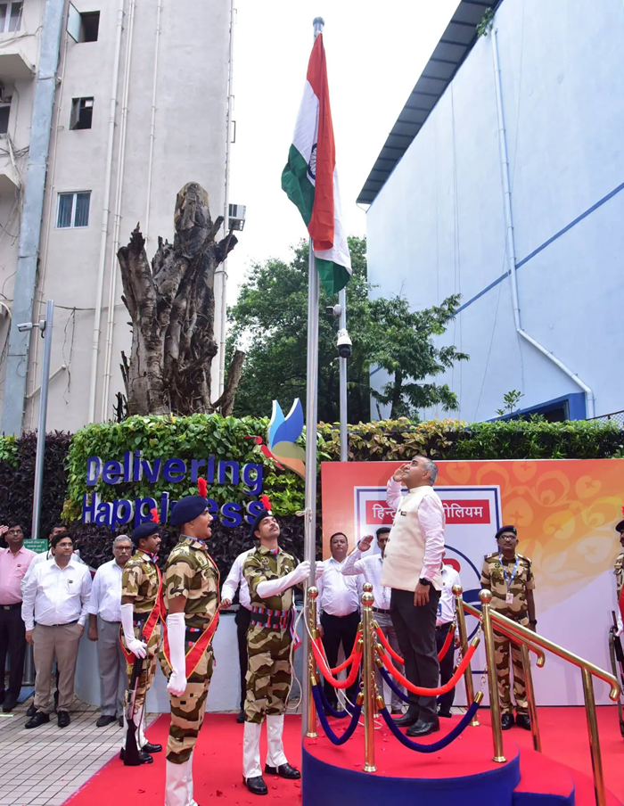 HPCL celebrates Independence Day